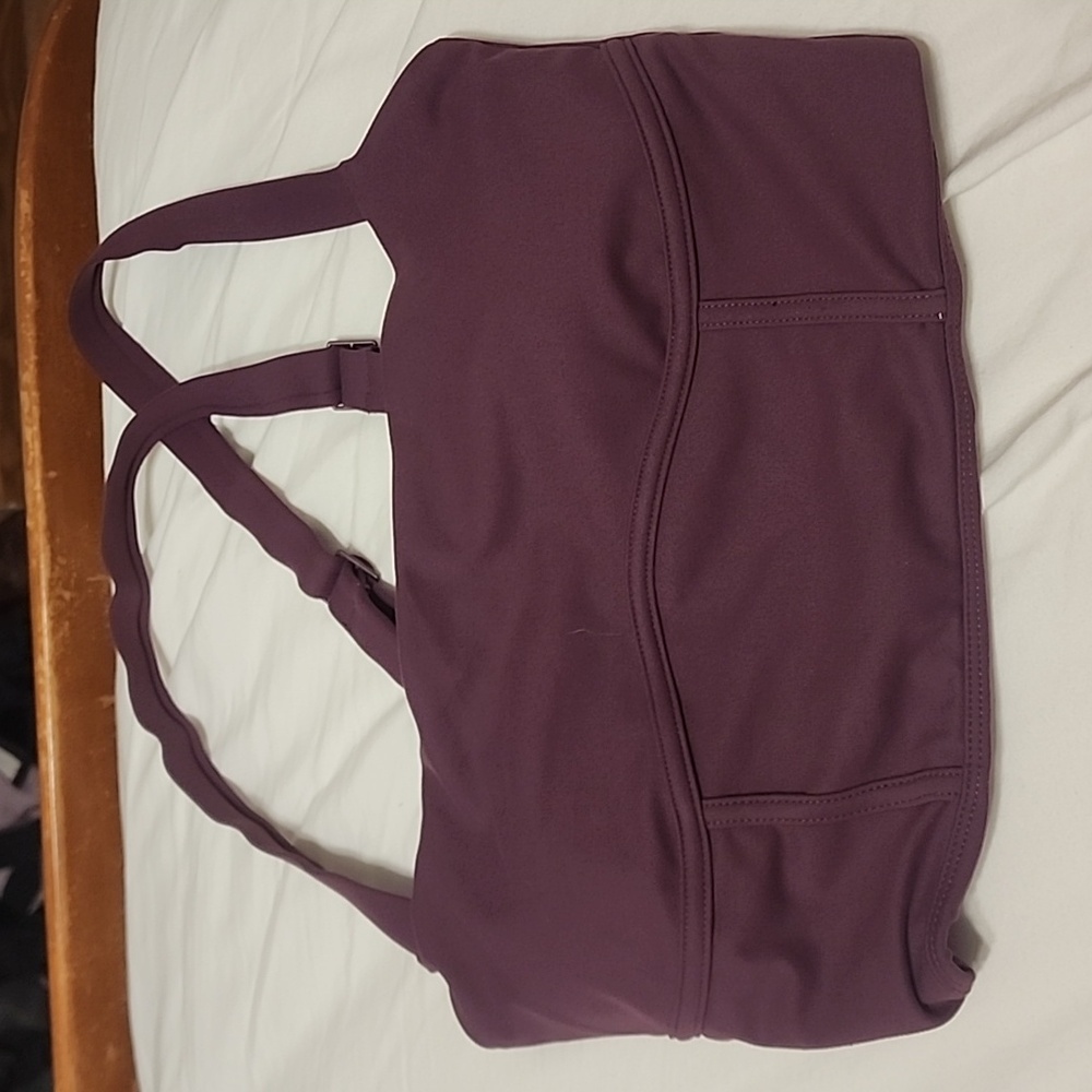 Daphne Corset Crop Top - Plum